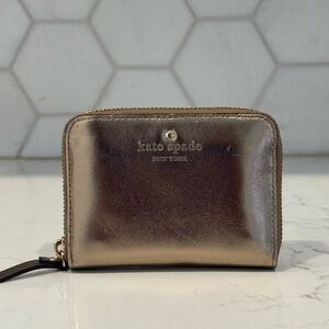 Kate Spade Metallic Gold Wallet